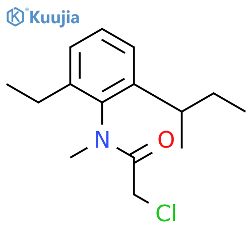 Acetamide, 2-chloro-N-[2-ethyl-6-(1-methylpropyl)phenyl]-N-methyl- structure