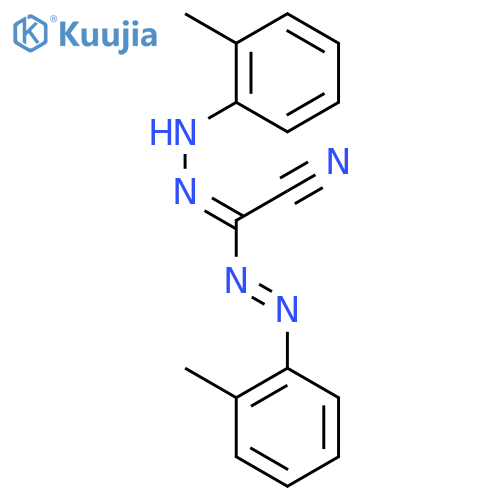 Acetonitrile, [(2-methylphenyl)azo][(2-methylphenyl)hydrazono]- structure
