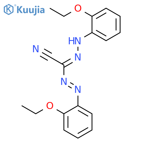 Acetonitrile, [(2-ethoxyphenyl)azo][(2-ethoxyphenyl)hydrazono]- structure