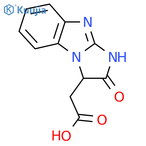 (2-Oxo-2,3-dihydro-1H-imidazo[1,2-a]benzimidazol-3-yl)acetic acid structure