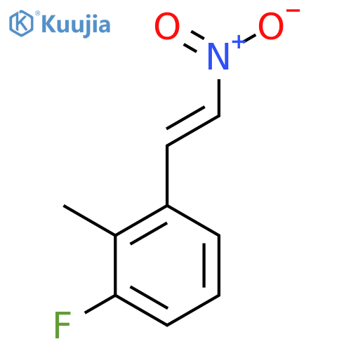 1-fluoro-2-methyl-3-(2-nitroethenyl)benzene structure