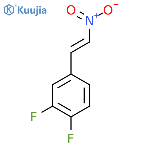 1,2-difluoro-4-(E)-2-nitroethenylbenzene structure