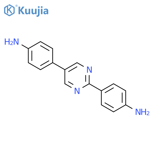 4,4'-pyrimidine-2,5-diyldianiline structure