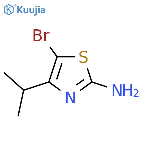 5-Bromo-4-isopropylthiazol-2-amine structure