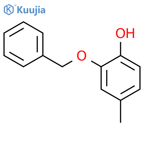 2-Benzyloxy-4-methylphenol structure