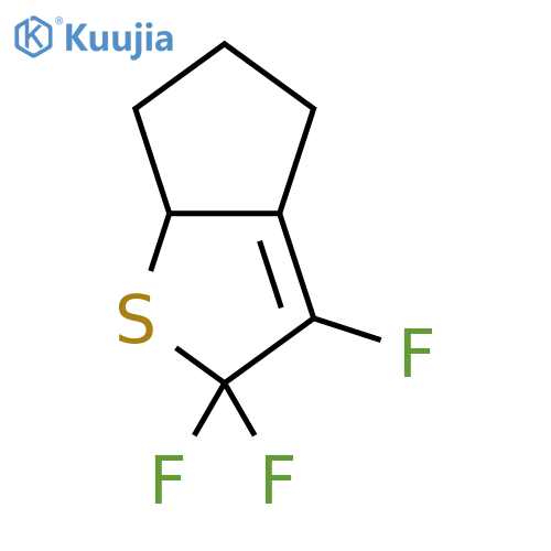 2H-Cyclopenta[b]thiophene,2,2,3-trifluoro-4,5,6,6a-tetrahydro- structure