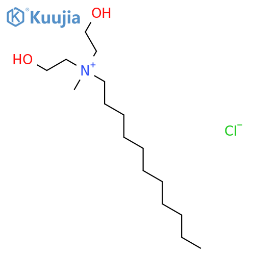 1-Undecanaminium,N,N-bis(2-hydroxyethyl)-N-methyl-, chloride (1:1) structure