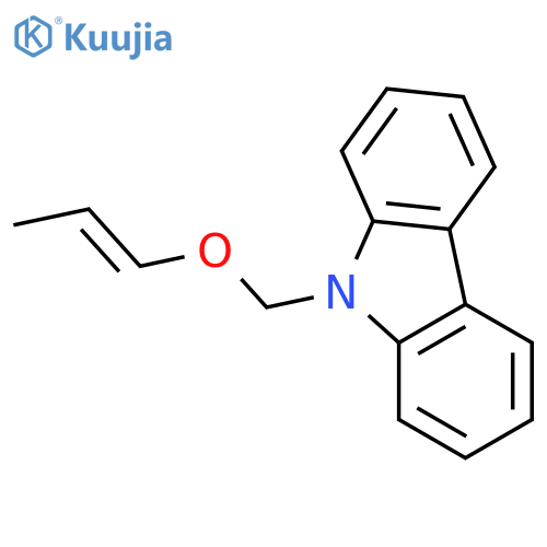 9H-Carbazole, 9-[(1-propenyloxy)methyl]- structure