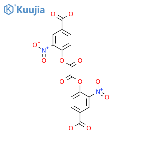 Ethanedioic acid, bis[4-(methoxycarbonyl)-2-nitrophenyl] ester structure
