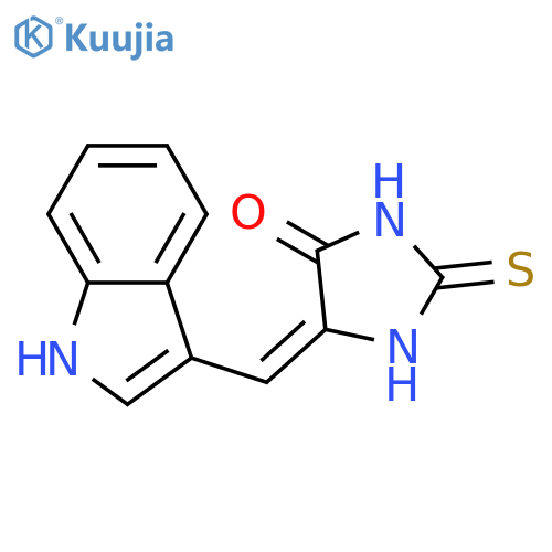 5-(1h-indol-3-ylmethylidene)-2-sulfanylideneimidazolidin-4-one structure