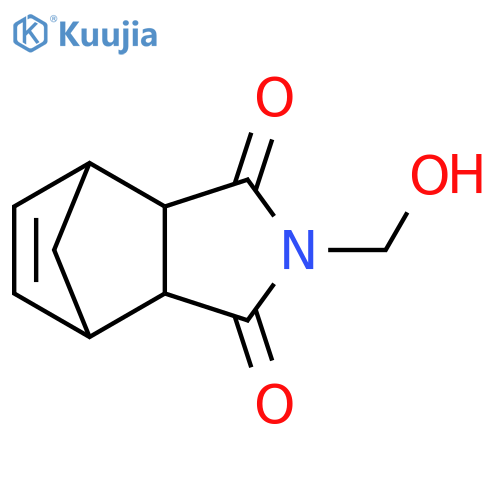 3a,4,7,7a-tetrahydro-2-(hydroxymethyl)-4,7-Methano-1H-isoindole-1,3(2H)-dione structure