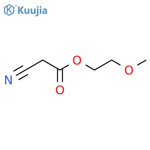 2-methoxyethyl 2-cyanoacetate structure
