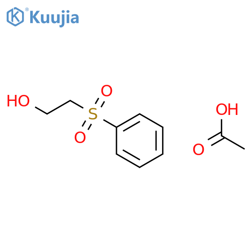 Ethanol, 2-(phenylsulfonyl)-, acetate structure