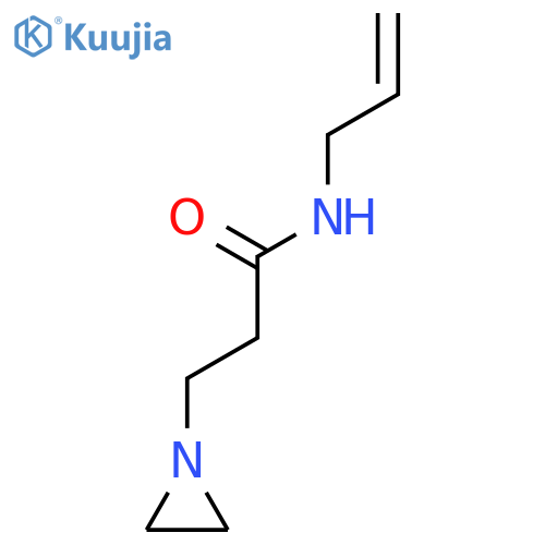 1-Aziridinepropanamide,N-2-propen-1-yl- structure