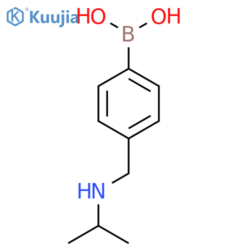 4-(Isopropylamino)methylphenylboronic acid structure