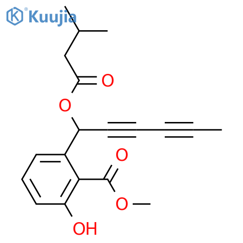 Frutescin; O-De-Me, 1'-(3-methylbutanoyloxy) structure