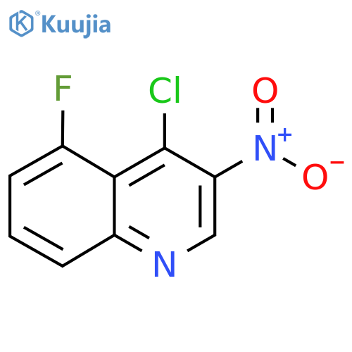 4-Chloro-5-fluoro-3-nitroquinoline structure