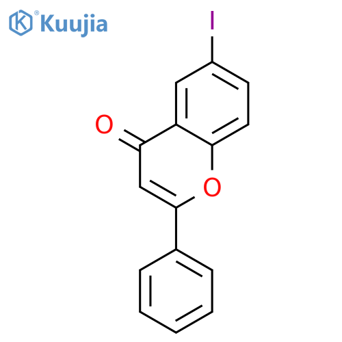 6-iodo-2-phenylchromen-4-one structure