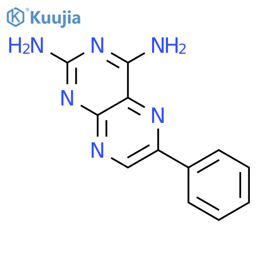2,4-Pteridinediamine,6-phenyl- structure