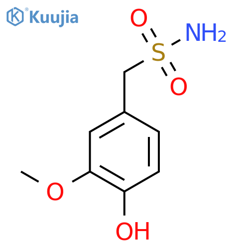 (4-hydroxy-3-methoxyphenyl)methanesulfonamide structure