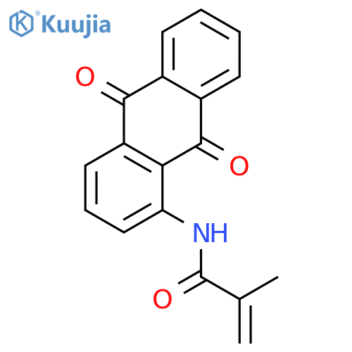 2-Propenamide, N-(9,10-dihydro-9,10-dioxo-1-anthracenyl)-2-methyl- structure