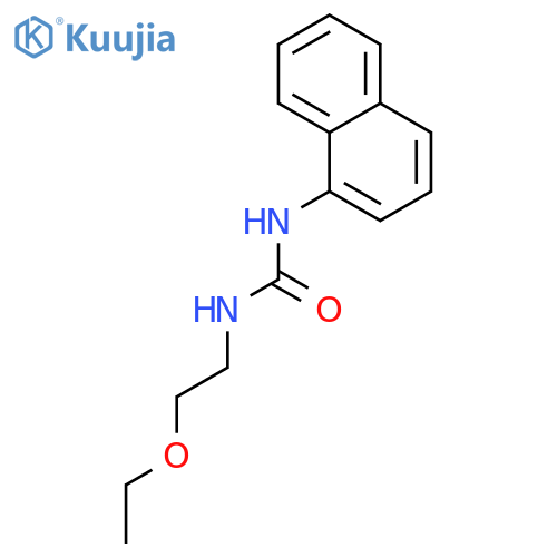 Urea,N-(2-ethoxyethyl)-N'-1-naphthalenyl- structure