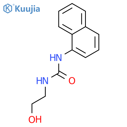 Urea,N-(2-hydroxyethyl)-N'-1-naphthalenyl- structure