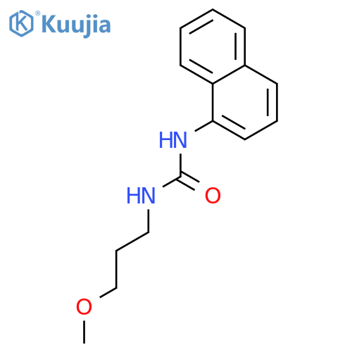 Urea,N-(3-methoxypropyl)-N'-1-naphthalenyl- structure