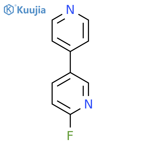 2-Fluoro-5-(pyridin-4-yl)pyridine structure