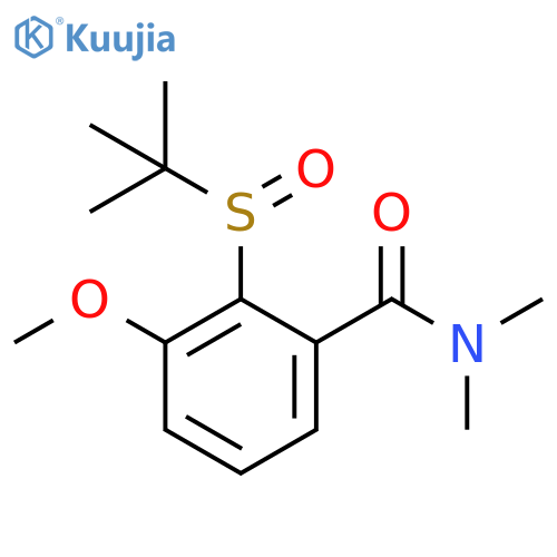 Benzamide, 2-[(1,1-dimethylethyl)sulfinyl]-3-methoxy-N,N-dimethyl- structure