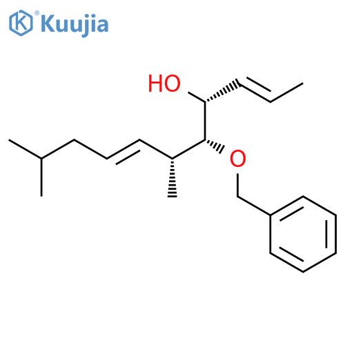 2,7-Undecadien-4-ol,6,10-dimethyl-5-(phenylmethoxy)-, (2E,4R,5R,6R,7E)-rel- structure