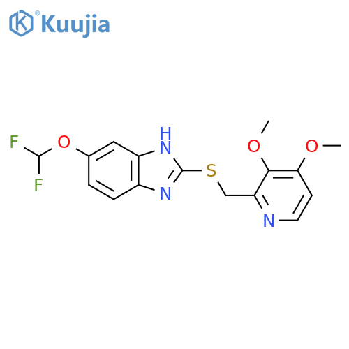 Pantoprazole sulfide structure