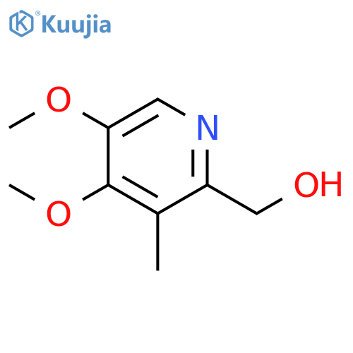 2-Pyridinemethanol, 4,5-dimethoxy-3-methyl- structure