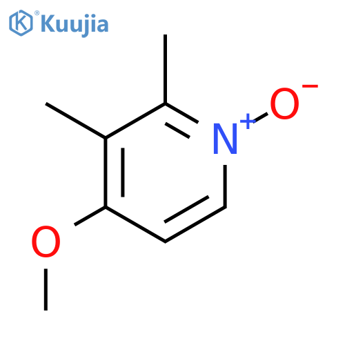 4-methoxy-2,3-dimethyl-1-oxidopyridin-1-ium structure
