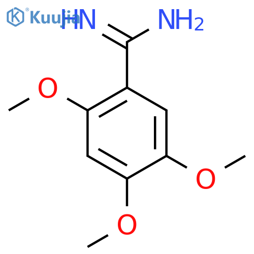 2,4,5-trimethoxybenzene-1-carboximidamide structure