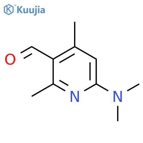 6-(Dimethylamino)-2,4-dimethyl-3-pyridinecarboxaldehyde structure