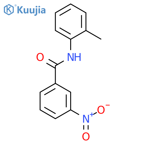 N-(2-Methylphenyl)-3-nitrobenzamide structure