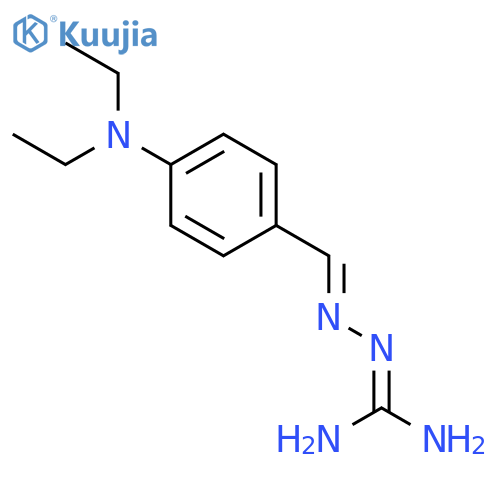 Hydrazinecarboximidamide, 2-[[4-(diethylamino)phenyl]methylene]- structure