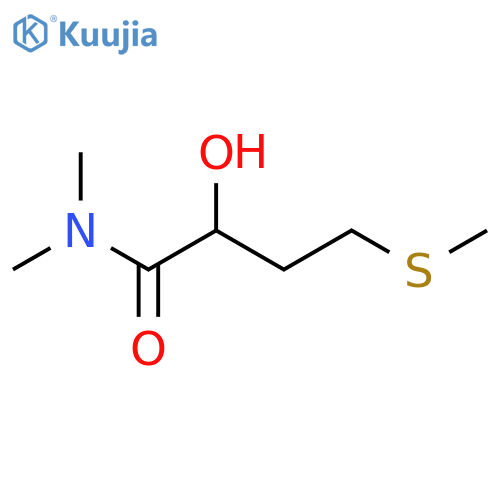 2-Hydroxy-N,N-dimethyl-4-methylsulfanylbutanamide structure