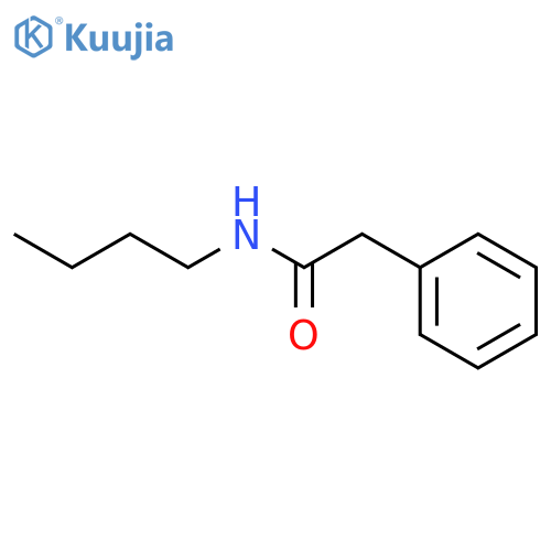Benzeneacetamide, N-butyl- structure
