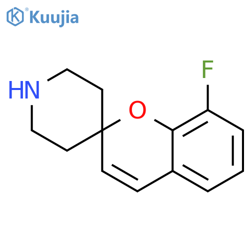 8-fluoro-Spiro[2H-1-benzopyran-2,4'-piperidine] structure