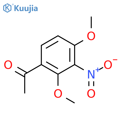 1-(2,4-Dimethoxy-3-nitrophenyl)ethanone structure