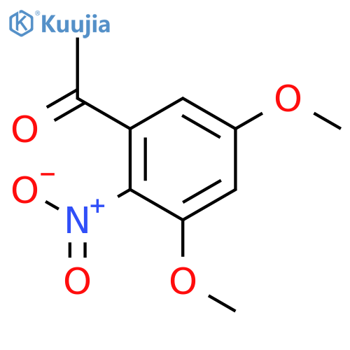 1-(3,5-Dimethoxy-2-nitrophenyl)ethanone structure