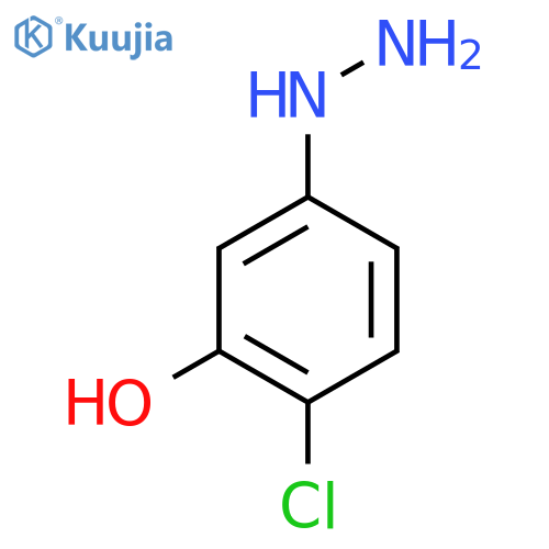 2-Chloro-5-hydrazinyl-phenol structure