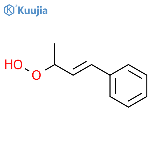 Hydroperoxide, 1-methyl-3-phenyl-2-propenyl structure