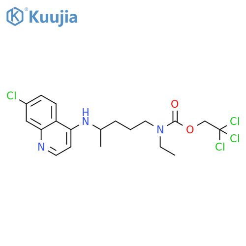 N-4-(7-Chloro-4-quinolinyl)aminopentyl-N-ethyl-carbamic Acid 2,2,2-Trichloroethyl Ester structure