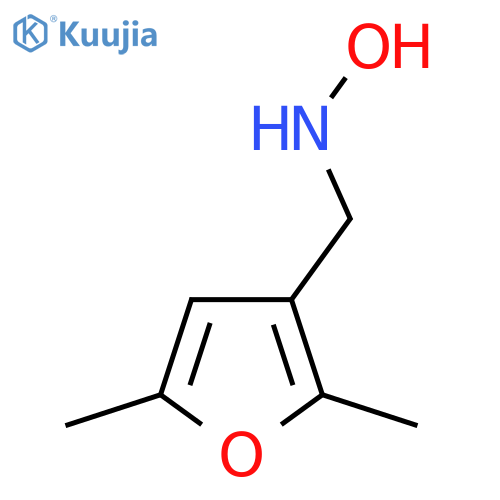 N-(2,5-dimethylfuran-3-yl)methylhydroxylamine structure
