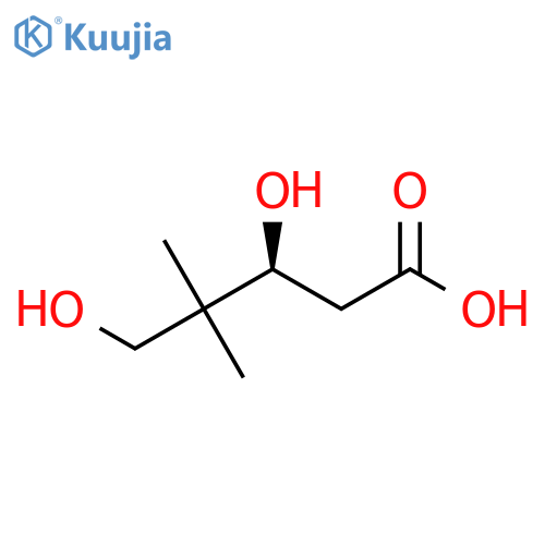 (3S)-3,5-dihydroxy-4,4-dimethylpentanoic acid structure