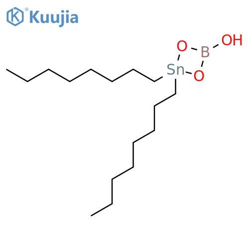 1,3,2,4-DIOXASTANNABORETANE, 4-HYDROXY-2,2-DIOCTYL- structure