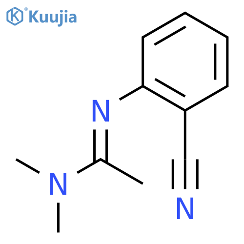 (E)-N'-(2-Cyanophenyl)-N,N-dimethylethenimidamide structure